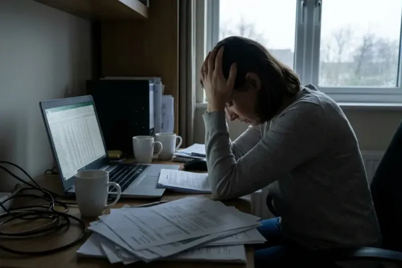 Vuelo de la Esfinge - burnout por home-office